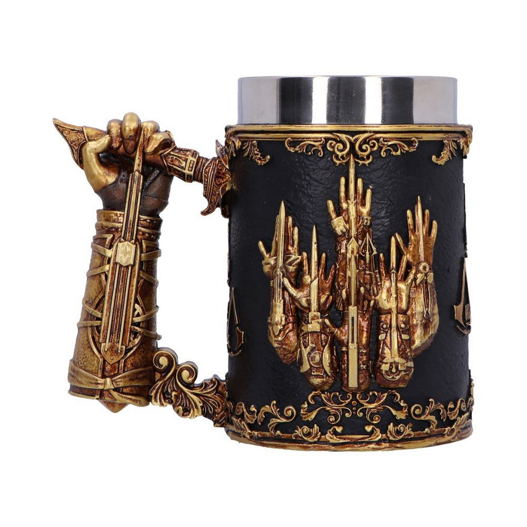 Assassin's Creed Through the Ages Black and Gold Tankard B6643B24