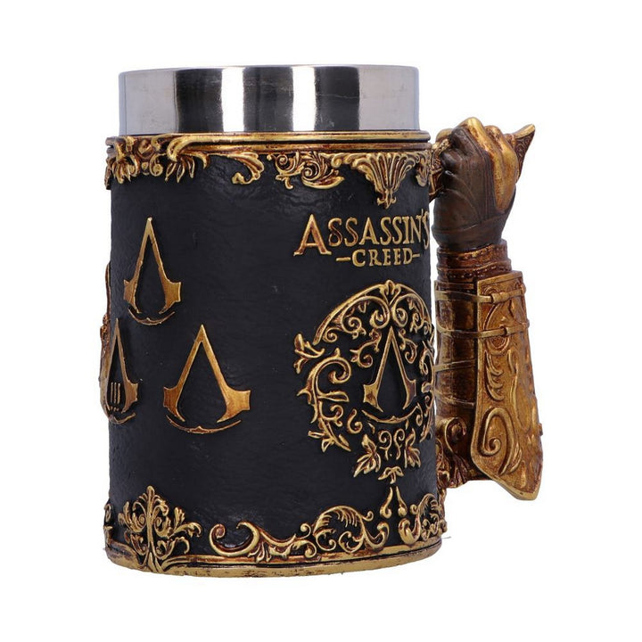 Assassin's Creed Through the Ages Black and Gold Tankard B6643B24