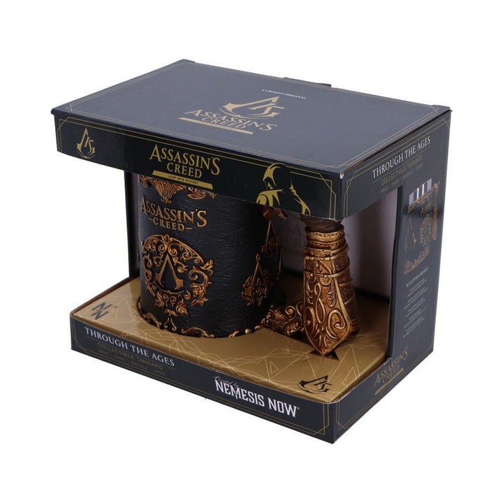 Assassin's Creed Through the Ages Black and Gold Tankard B6643B24