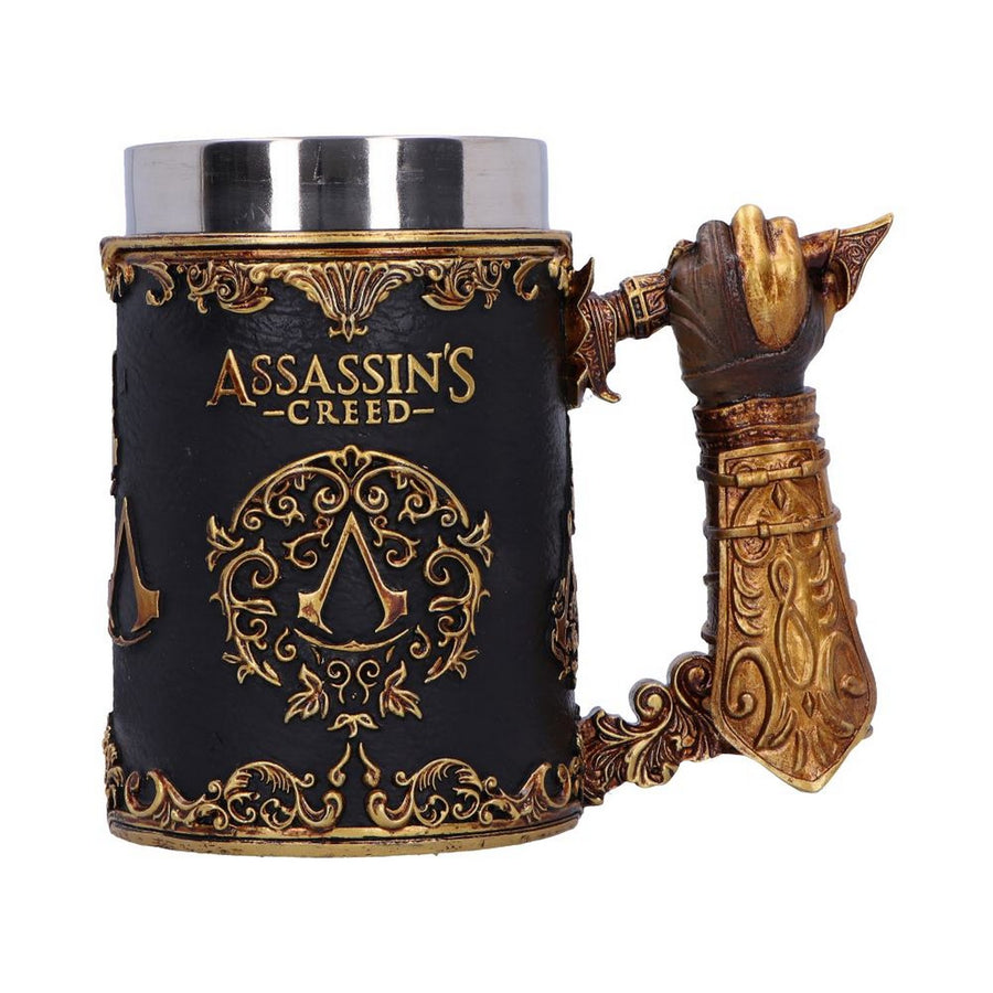 Assassin's Creed Through the Ages Black and Gold Tankard B6643B24