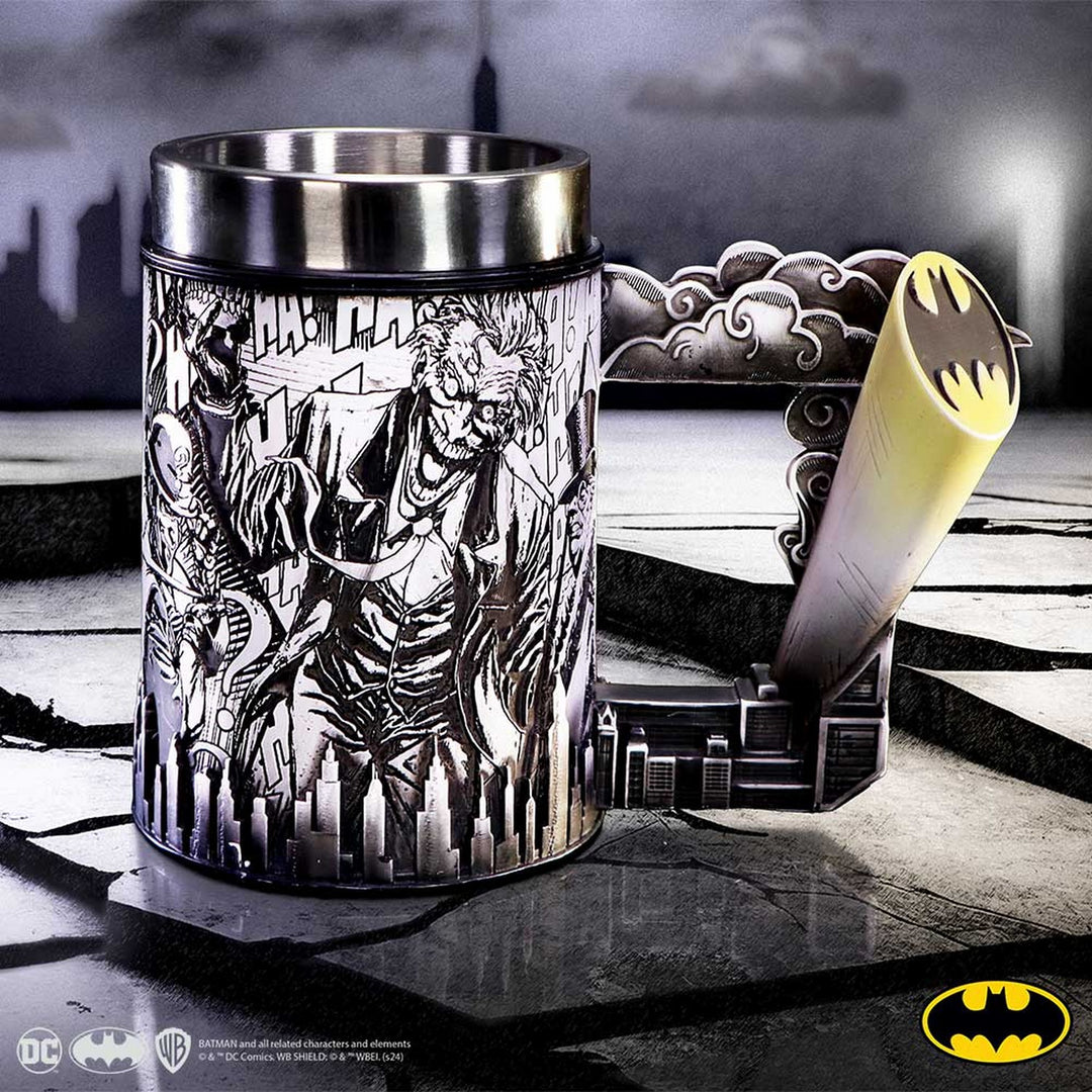 Batman Super Villains Comic Strip Collectible Tankard B6648C24