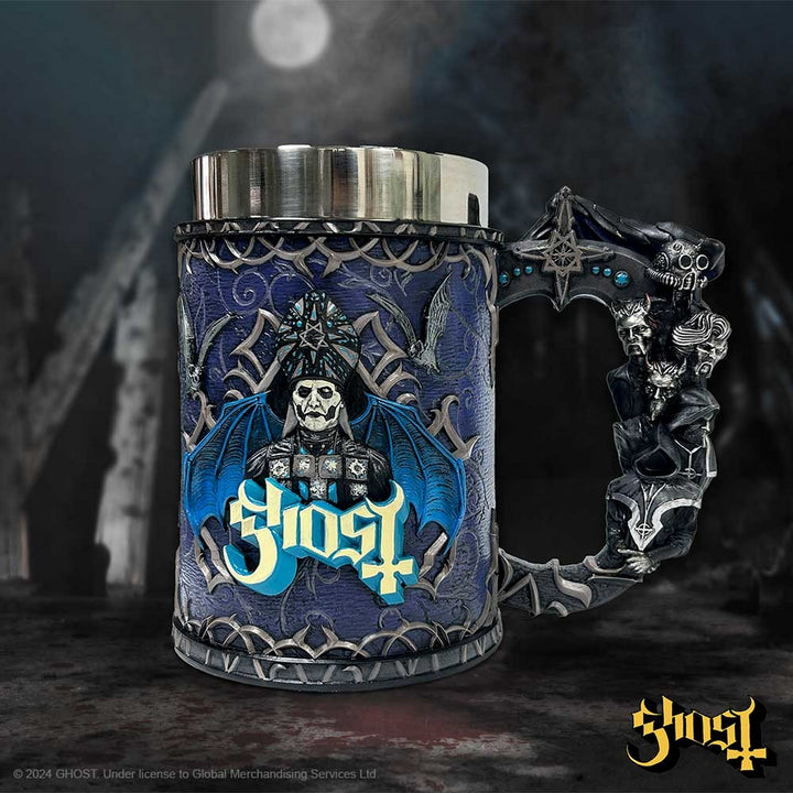 Ghost Papa Emeritus Evolution Tankard in Blue B6662B24