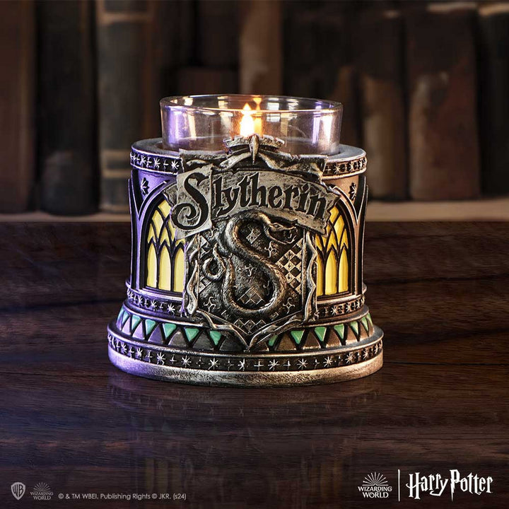Harry Potter Slytherin House Tea Light Holder B6665B24