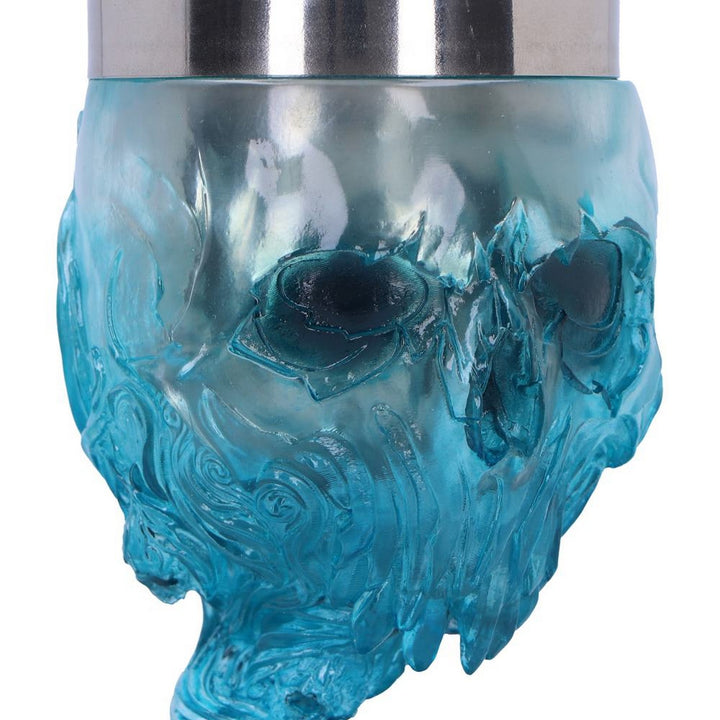 Soul Spirit Clear Blue Skull Goblet B6789B24
