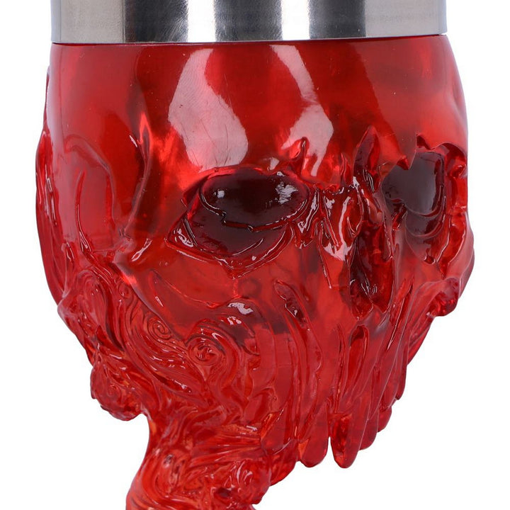 Soul Spirit Clear Red Skull Goblet B6822B24