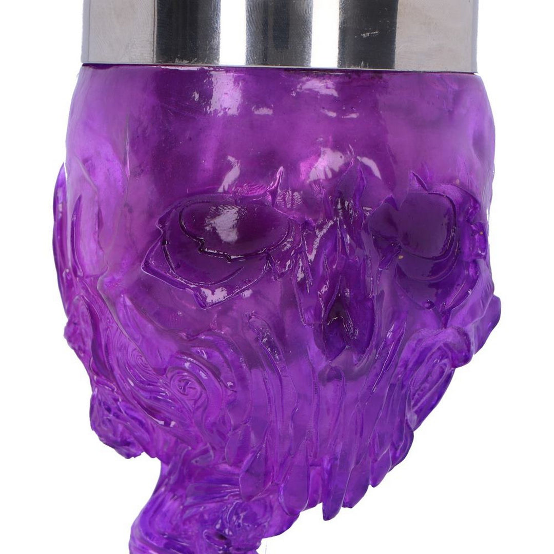 Soul Spirit Clear Purple Skull Goblet B6823B24