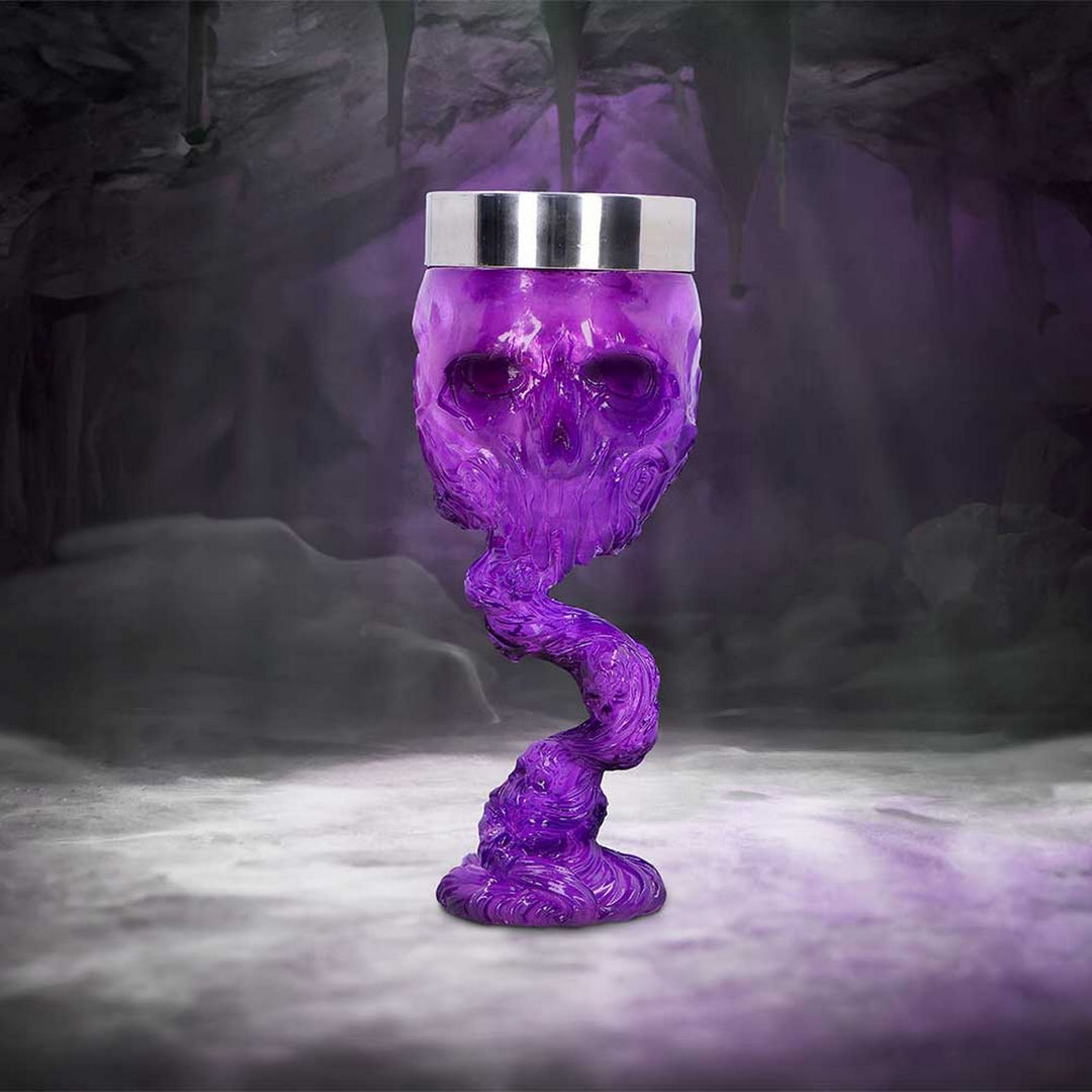 Soul Spirit Clear Purple Skull Goblet B6823B24