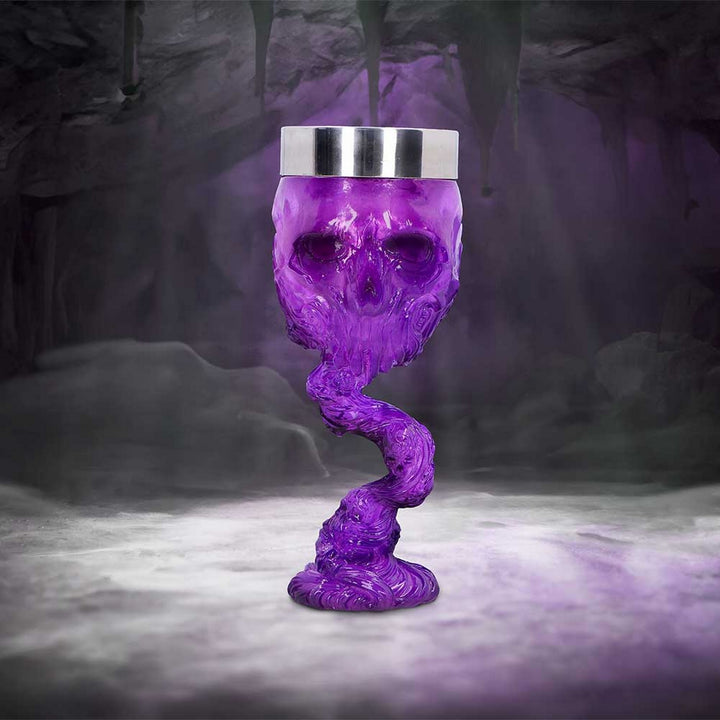 Soul Spirit Clear Purple Skull Goblet B6823B24