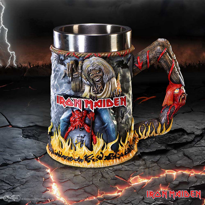 Iron Maiden The Number of the Beast Album Tankard B6831C24