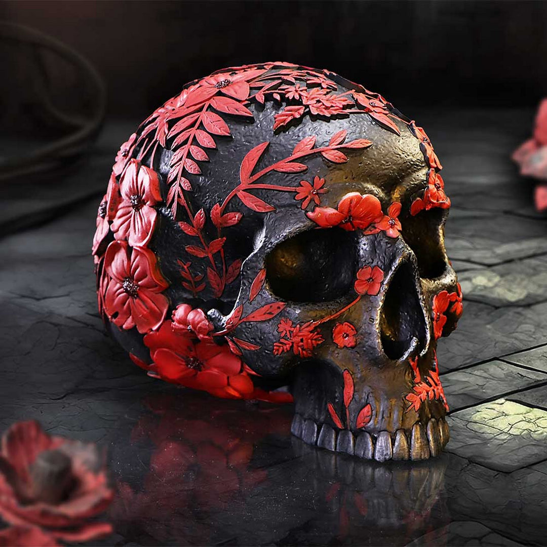 Age of Opium Poppy Skull B6836C24