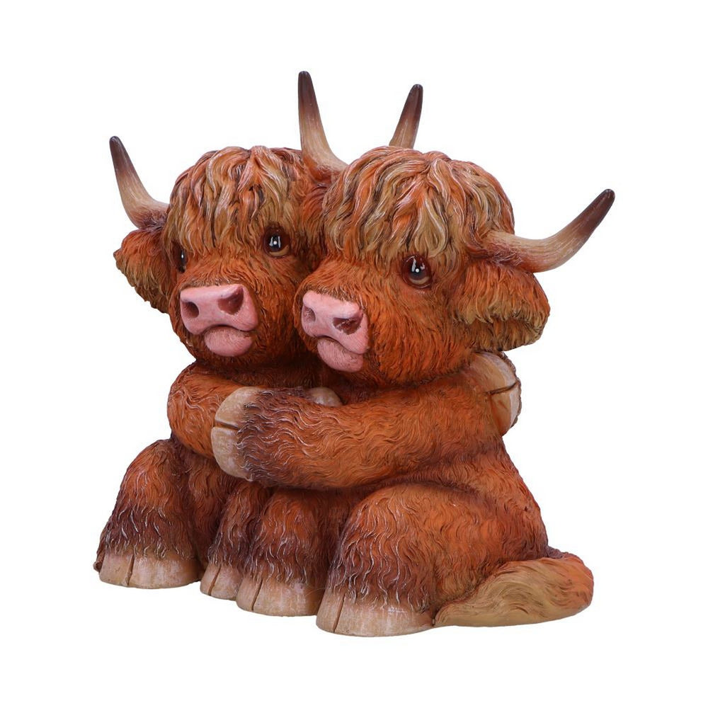 Highland Cow Hug Figurine B6901C24