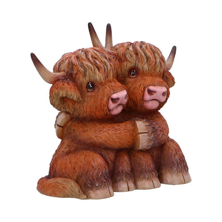 Highland Cow Hug Figurine B6901C24