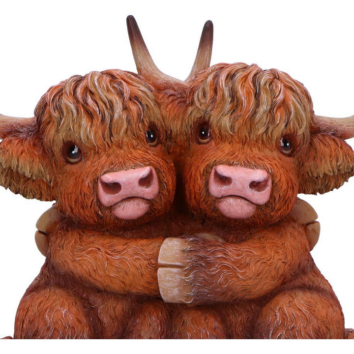 Highland Cow Hug Figurine B6901C24