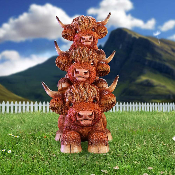 Highland Cow Totem Figurine B6902C24
