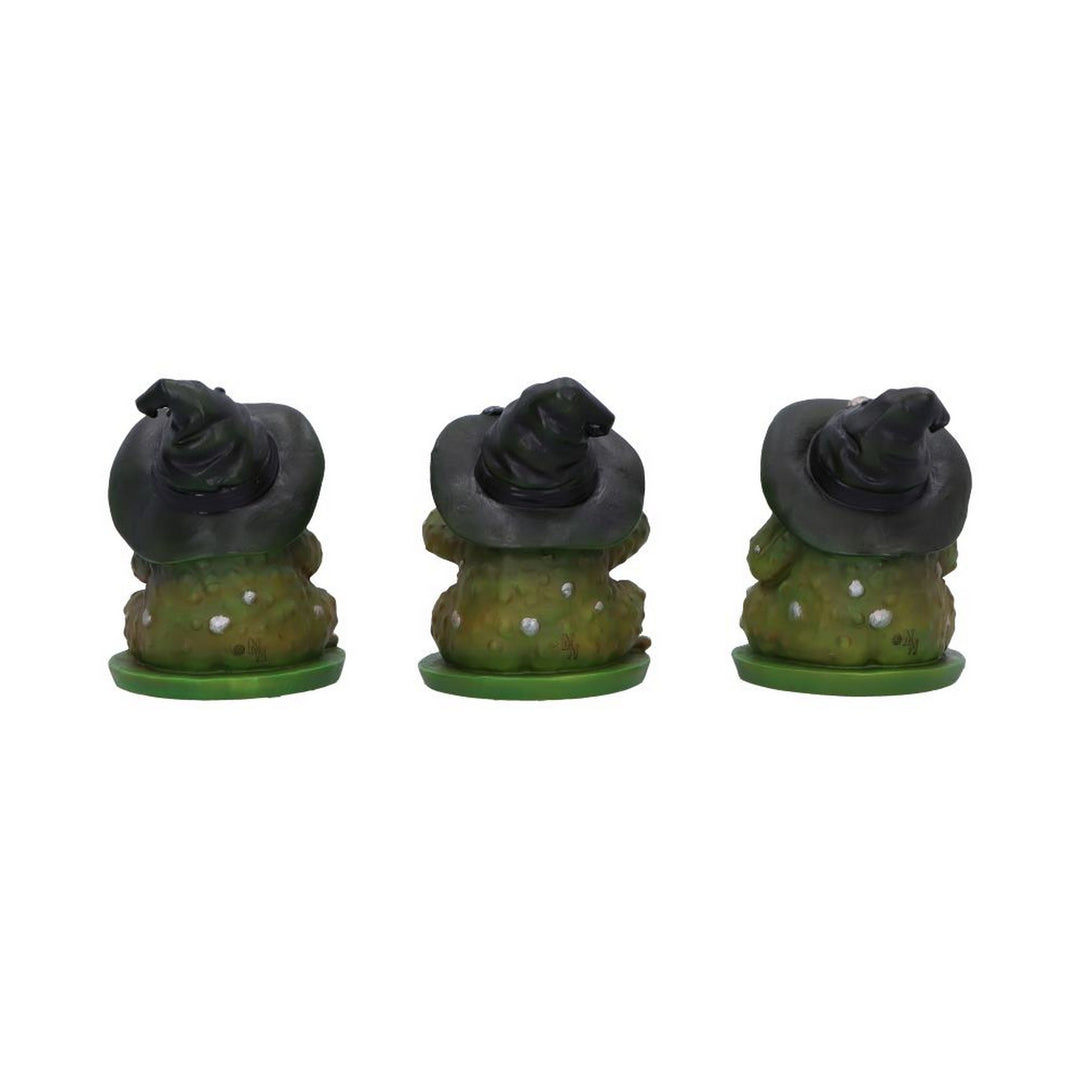 Three Wise Wizard Toad Figurines B6904C24
