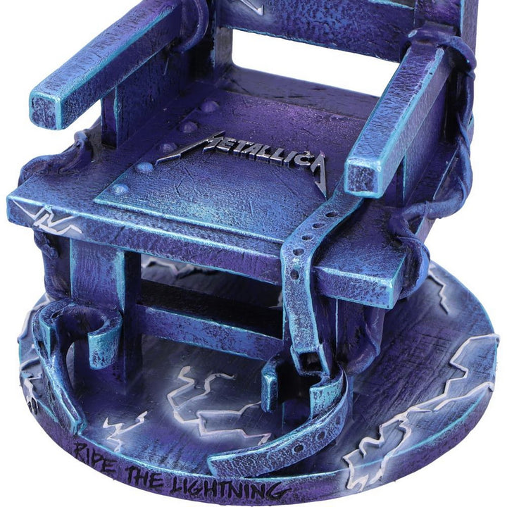 Metallica Ride the Lightning Blue Chair Ornament B6906C24