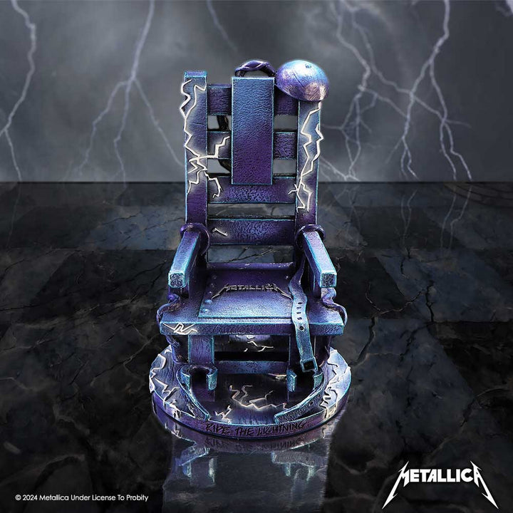 Metallica Ride the Lightning Blue Chair Ornament B6906C24