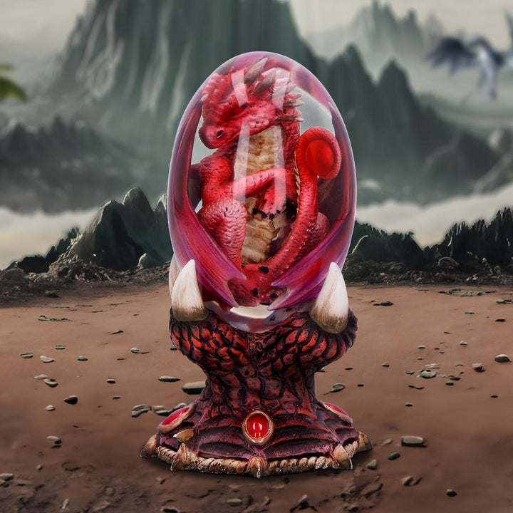 Elemental Dragonlings - Fire Dragon in Clear Egg B6907C24