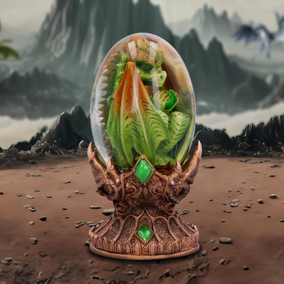 Elemental Dragonlings - Earth Dragon in Clear Egg B6909C24