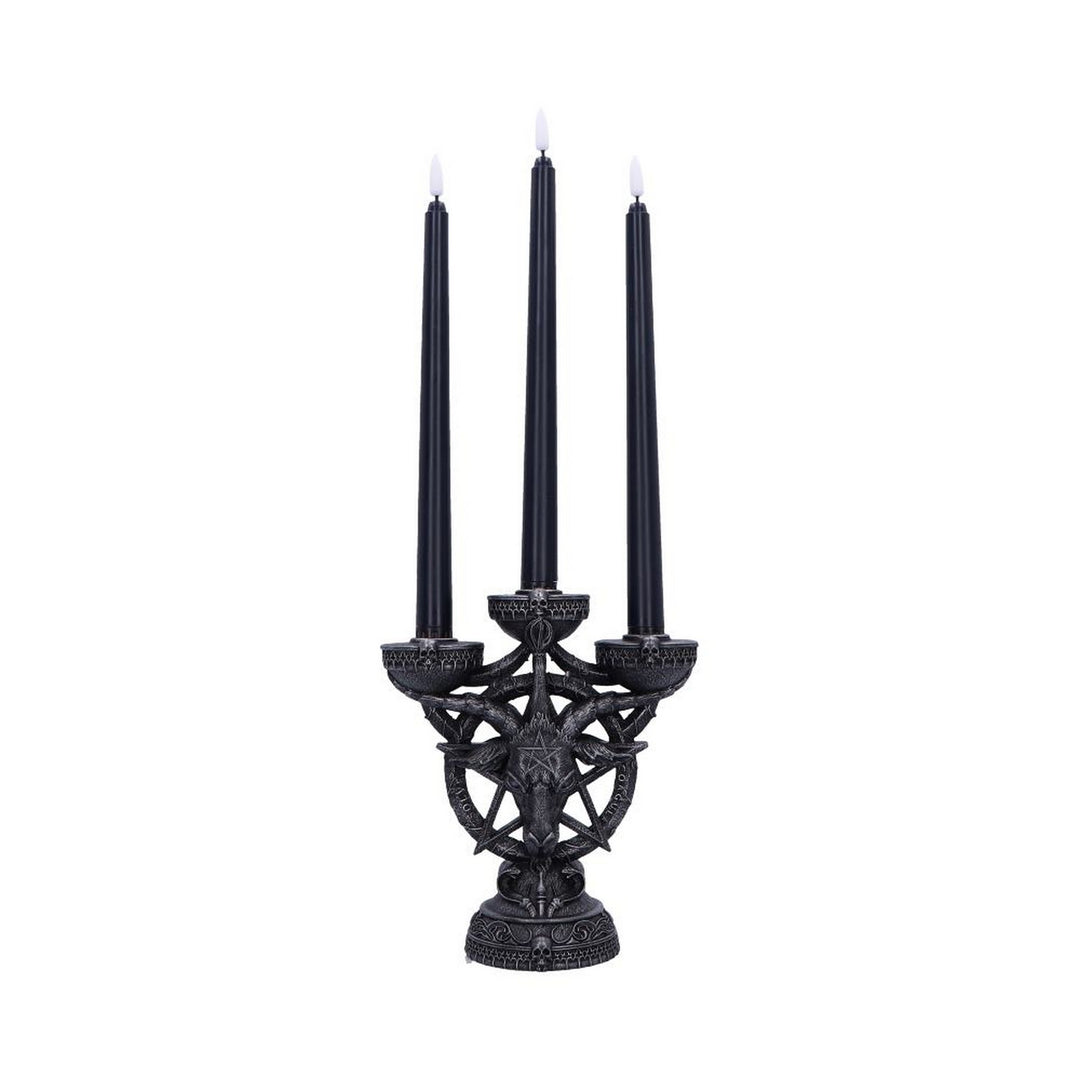 Baphomet's Radiance Candelabra with LED Candles B6919C24