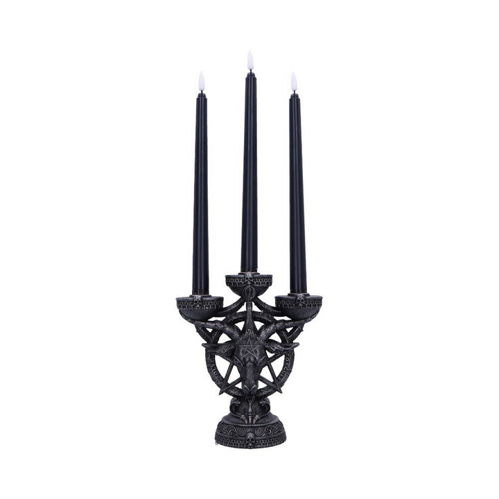 Baphomet's Radiance Candelabra with LED Candles B6919C24