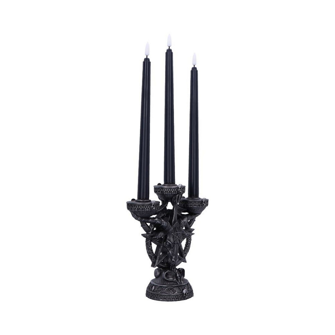Baphomet's Radiance Candelabra with LED Candles B6919C24