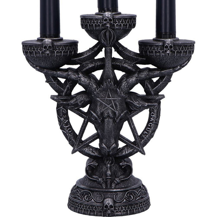 Baphomet's Radiance Candelabra with LED Candles B6919C24