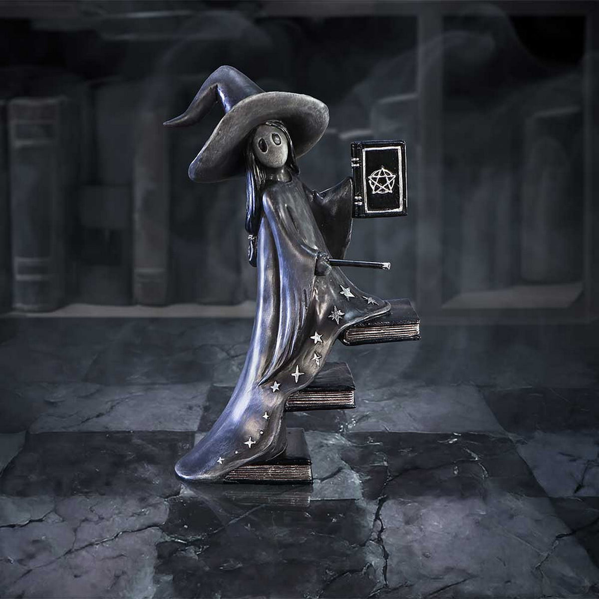 Little Souls Luna Witch with Books Figurine B6936C24