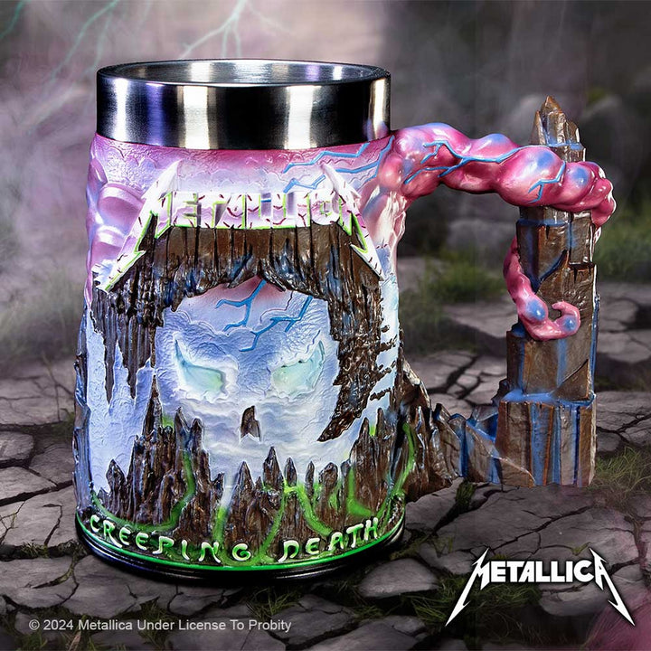 Metallica Creeping Death Artwork Inspired Tankard B6939A25