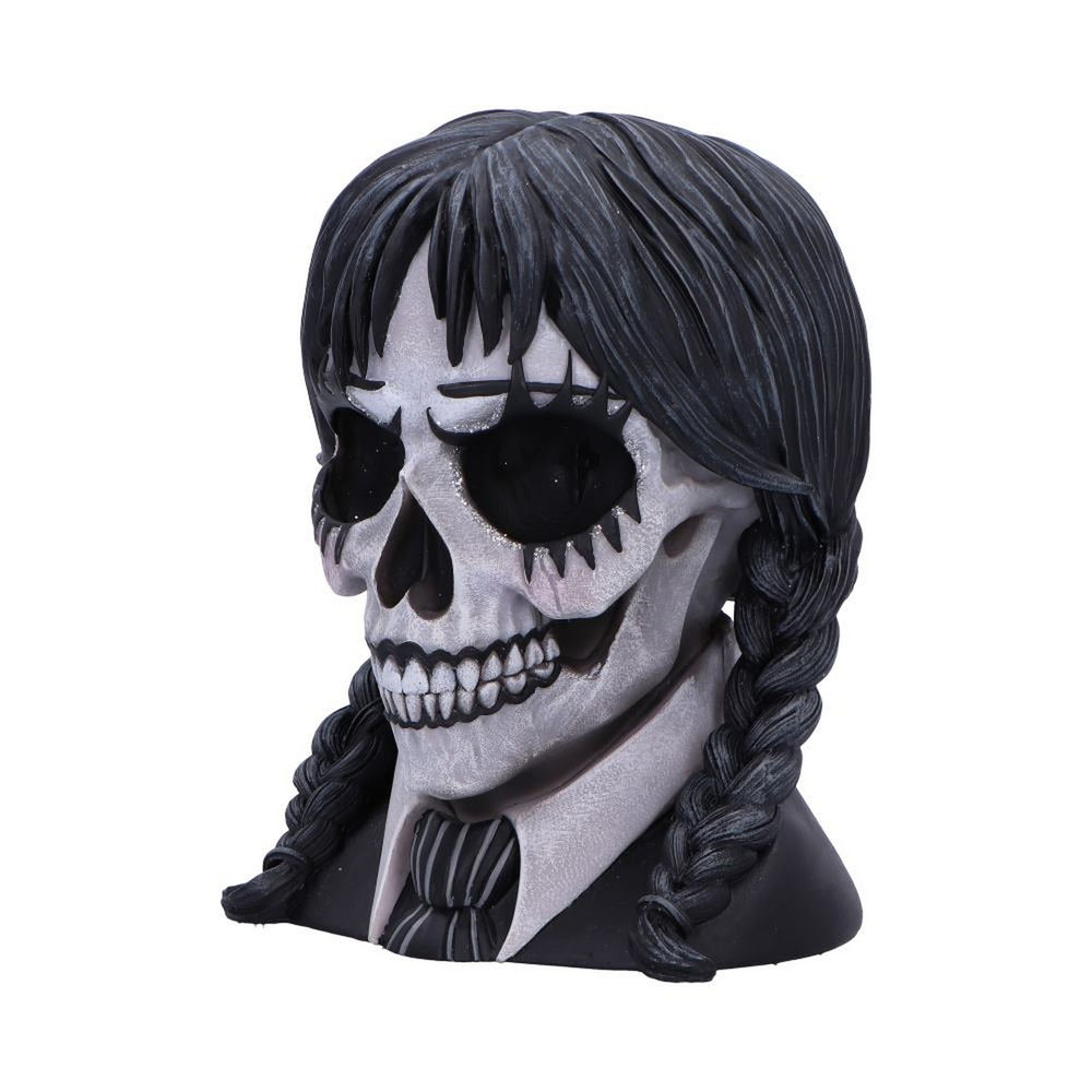 Dark Glare Gothic School Girl Skull by Nemesis Now B6941A25