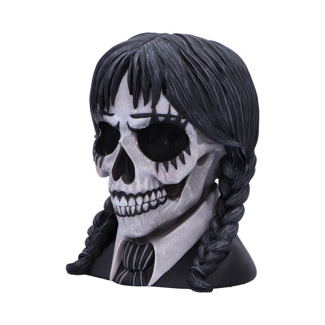 Dark Glare Gothic School Girl Skull by Nemesis Now B6941A25