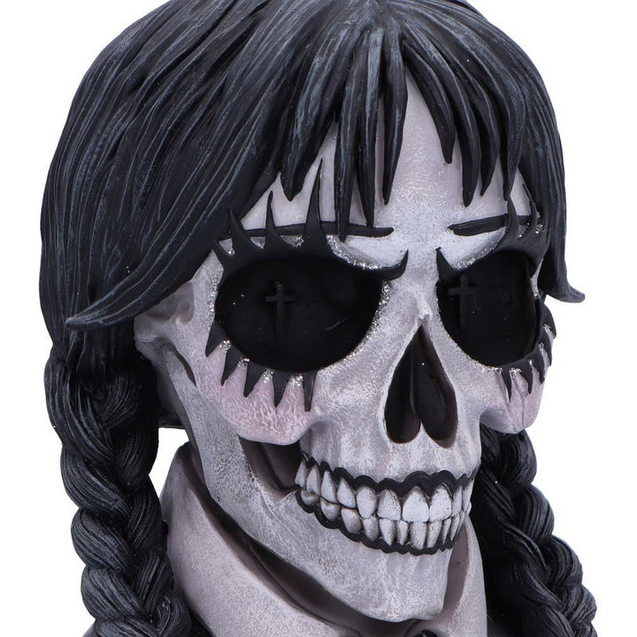 Dark Glare Gothic School Girl Skull by Nemesis Now B6941A25