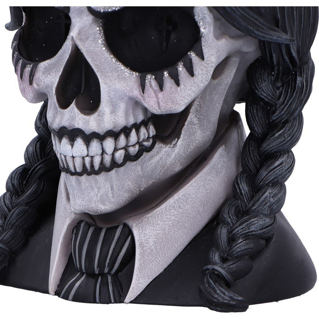 Dark Glare Gothic School Girl Skull by Nemesis Now B6941A25
