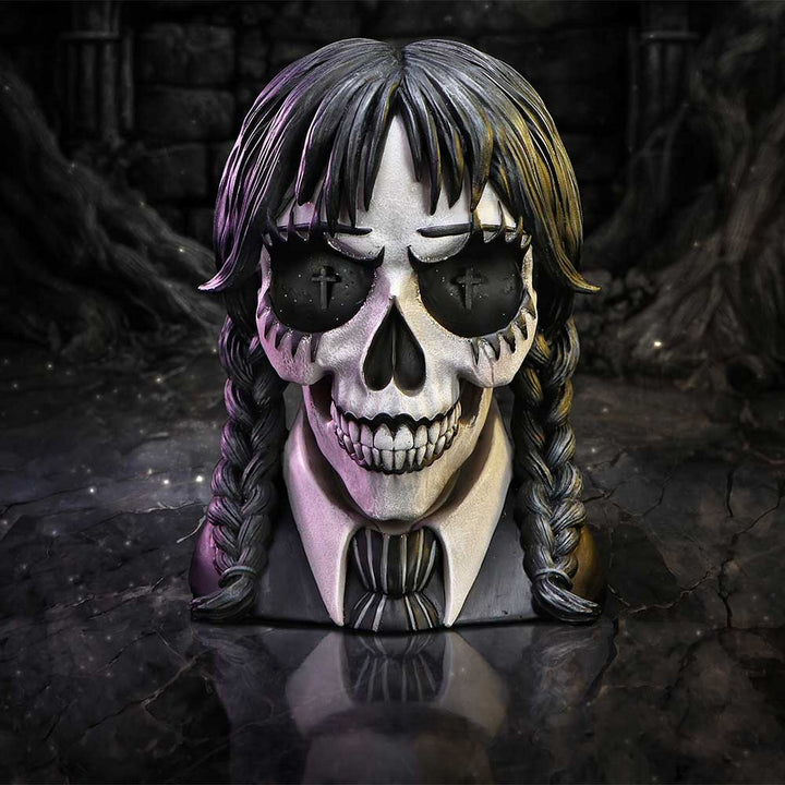Dark Glare Gothic School Girl Skull by Nemesis Now B6941A25