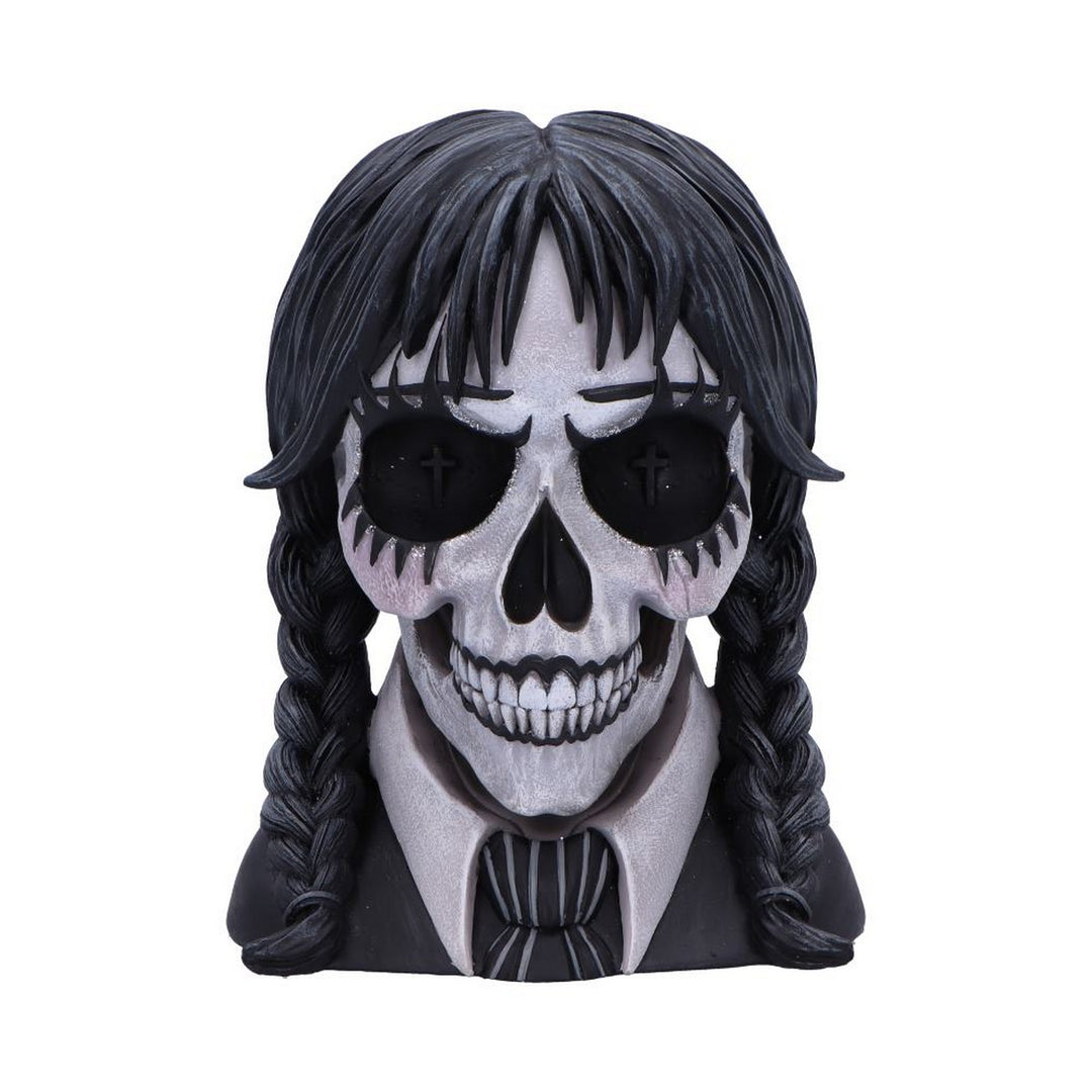 Dark Glare Gothic School Girl Skull by Nemesis Now B6941A25