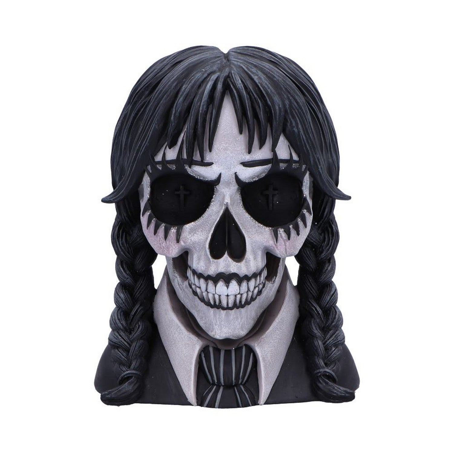Dark Glare Gothic School Girl Skull by Nemesis Now B6941A25