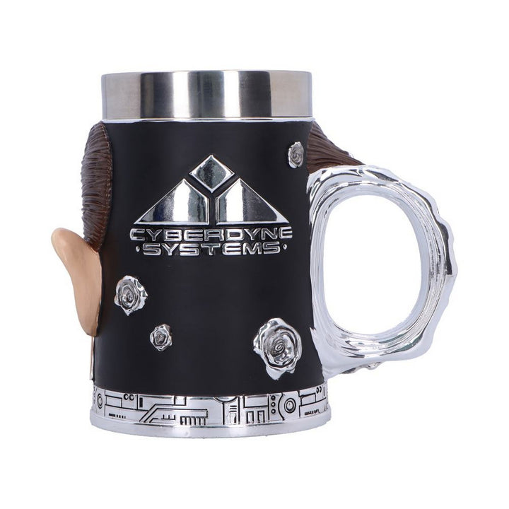 Terminator T-1000 Head with  Bullet Hole Collectible Tankard B6942A25
