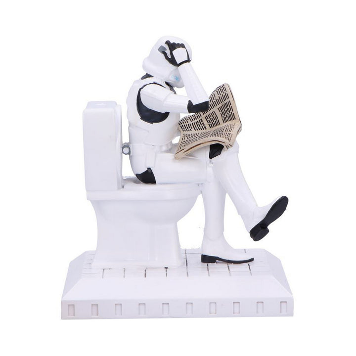 Original Stormtrooper Pooper Trooper on a Toilet Figurine B6946A25