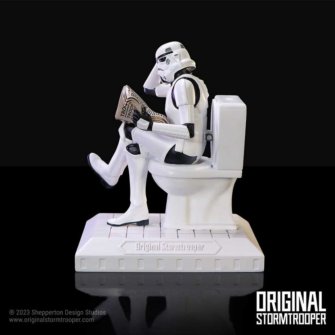 Original Stormtrooper Pooper Trooper on a Toilet Figurine B6946A25
