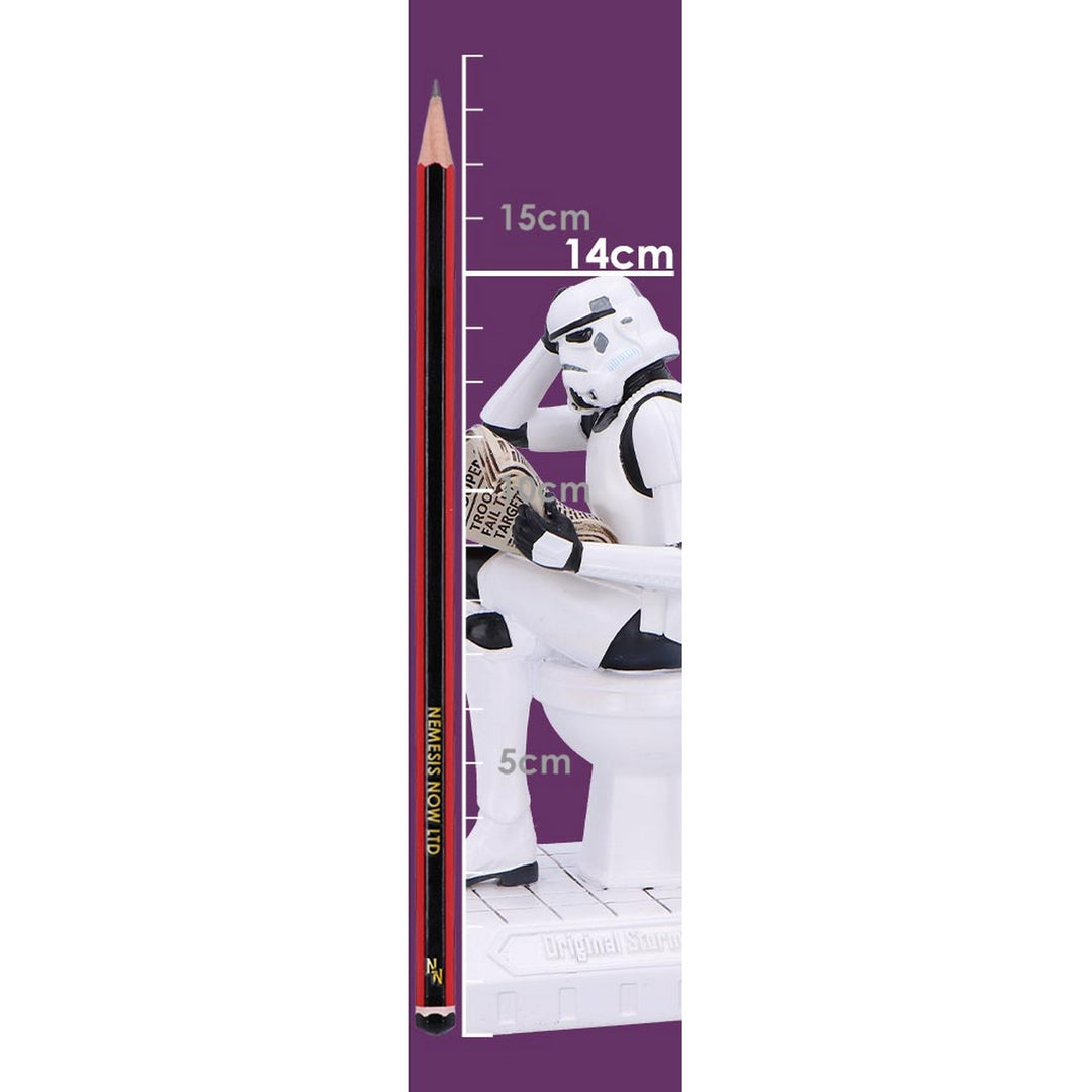 Original Stormtrooper Pooper Trooper on a Toilet Figurine B6946A25