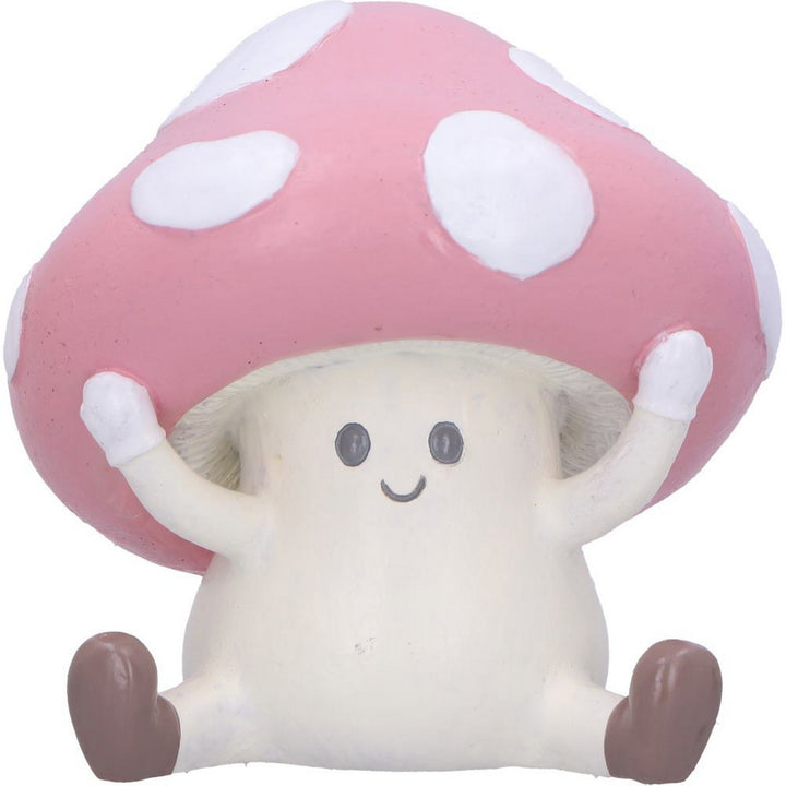 Three Wise Multicoloured Toadstool Figurines in See no, Hear no, Speak no evil poses B6949A25
