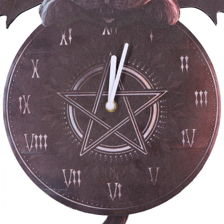 Cult Cuties Malpuss Wall Hanging Clock with Swinging Tail B6950A25
