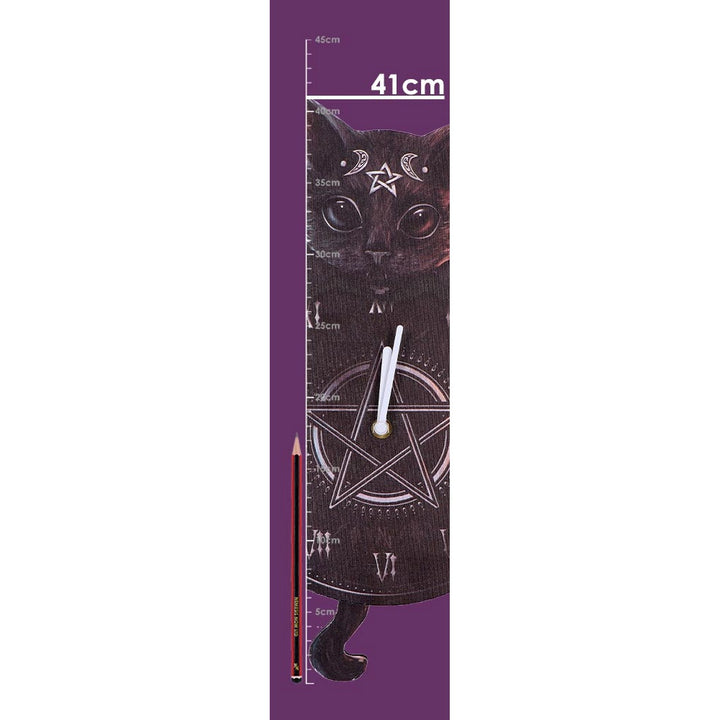 Cult Cuties Malpuss Wall Hanging Clock with Swinging Tail B6950A25