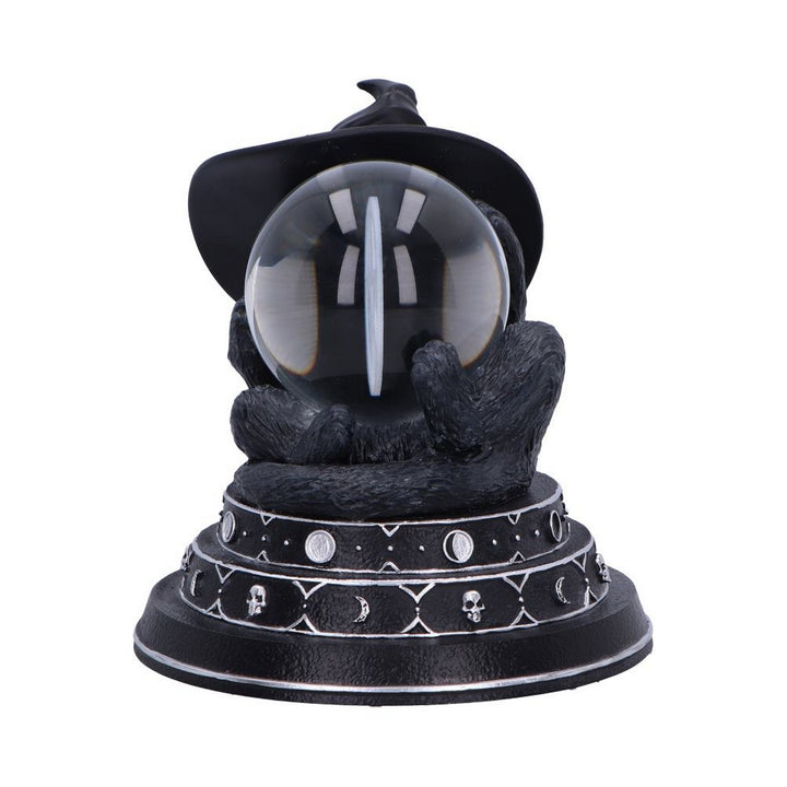 Cult Cuties Purrah Witch Cat Ornament Holding a Crystal Ball B6979A25
