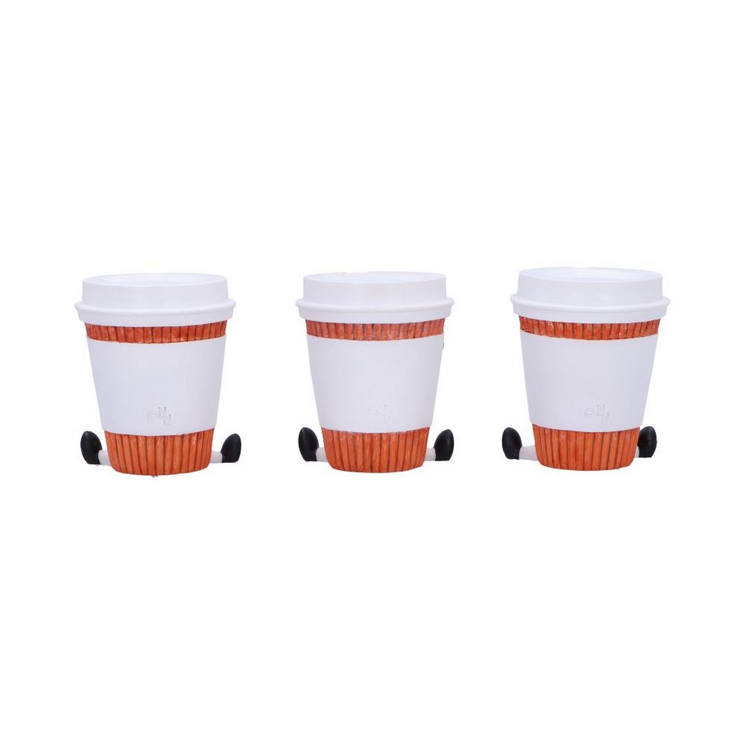 Three Wise Coffee Cups Figurines by Nemesis Now B7024M25