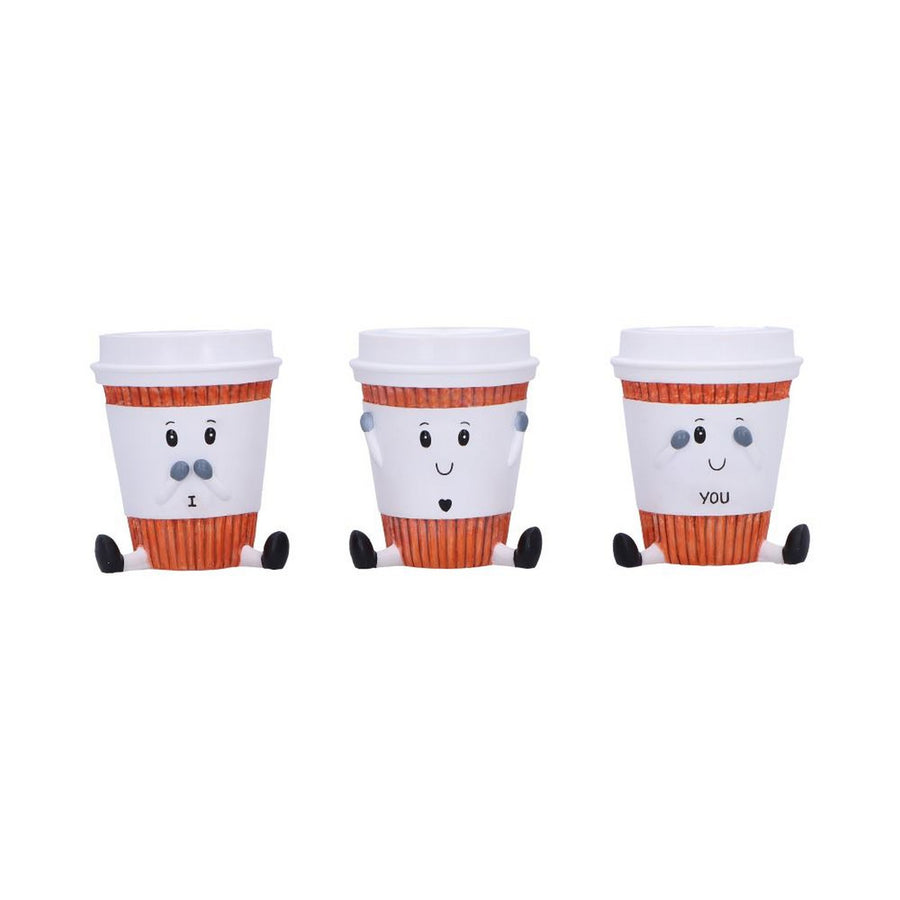 Three Wise Coffee Cups Figurines by Nemesis Now B7024M25