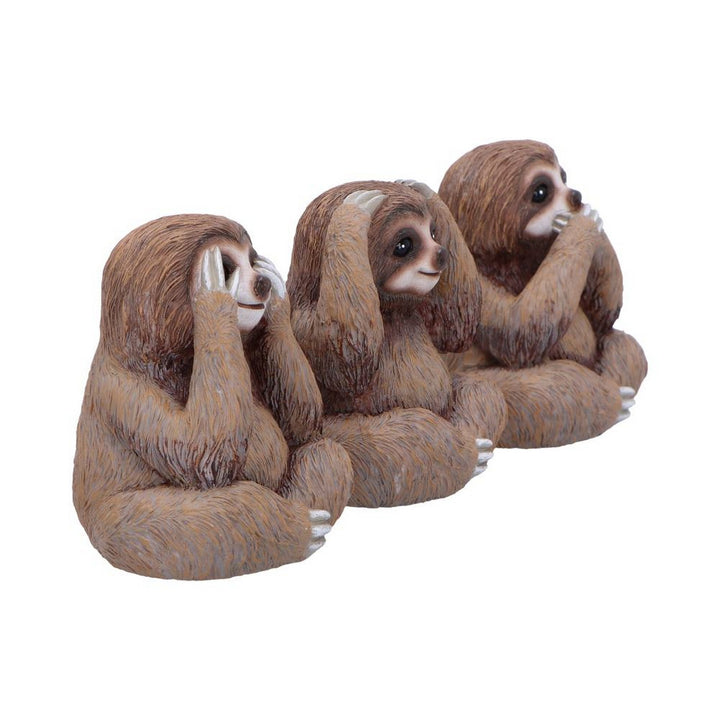 Three Wise Sloths Figurines by Nemesis Now B7025M25
