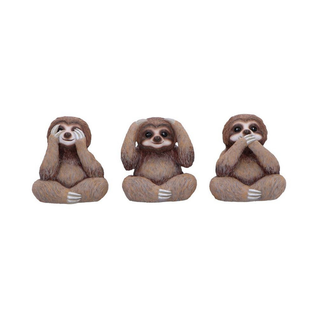 Three Wise Sloths Figurines by Nemesis Now B7025M25