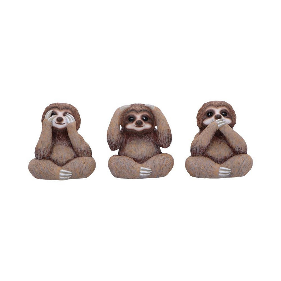 Three Wise Sloths Figurines by Nemesis Now B7025M25