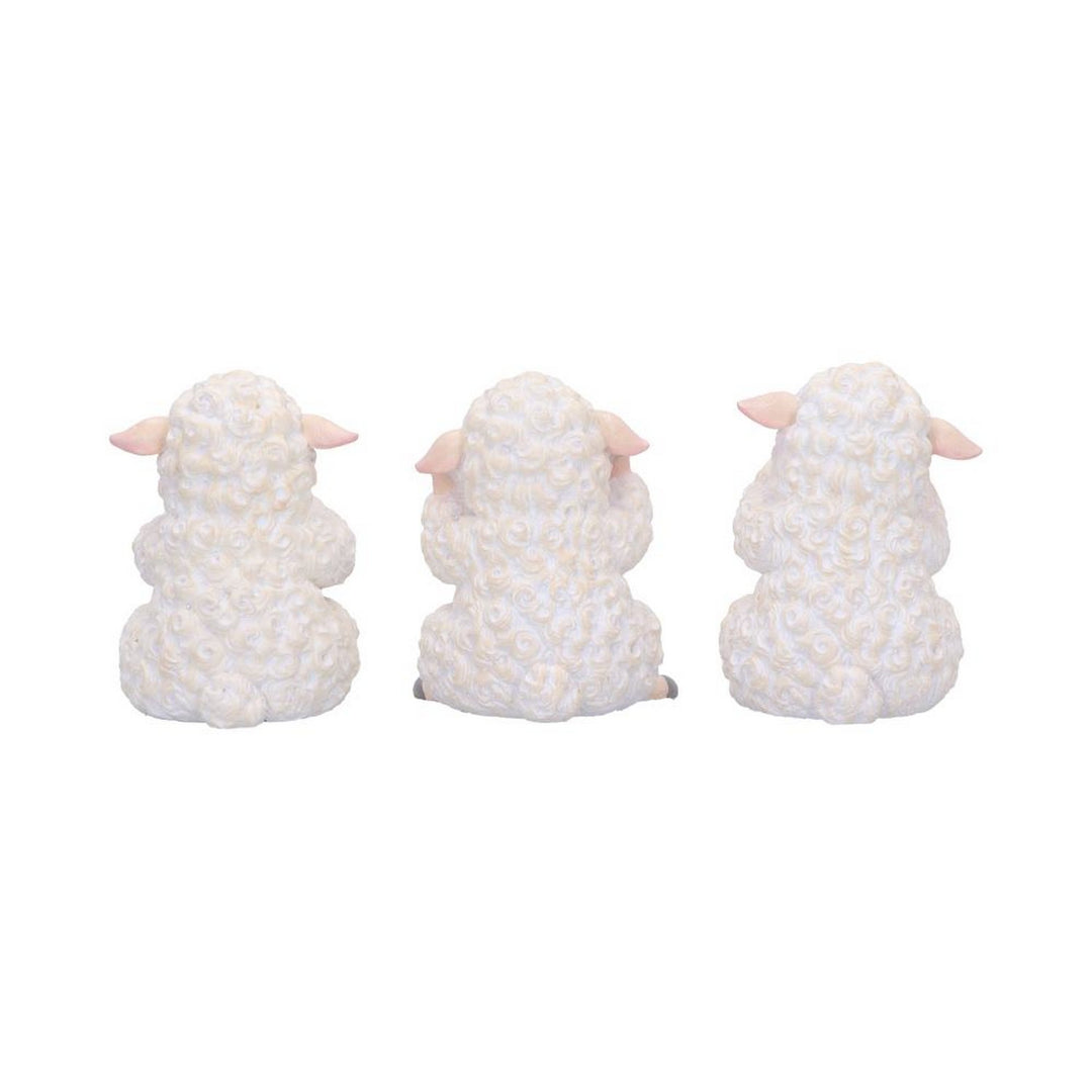 Three Wise Sheep Figurines by Nemesis Now B7027M25